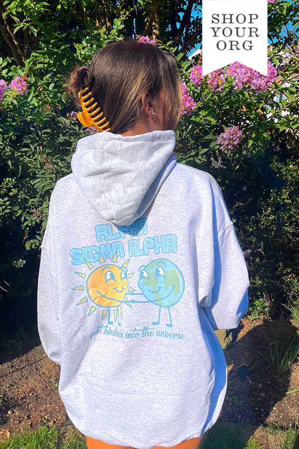 Earth and Sun Sorority Hoodie - 2XL