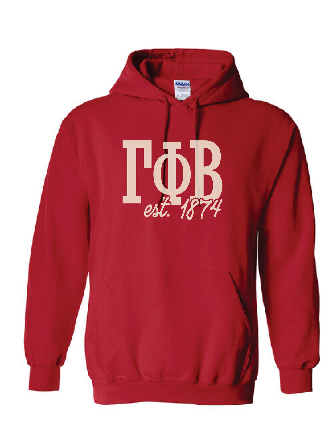 Bold Red Sorority Hoodie
