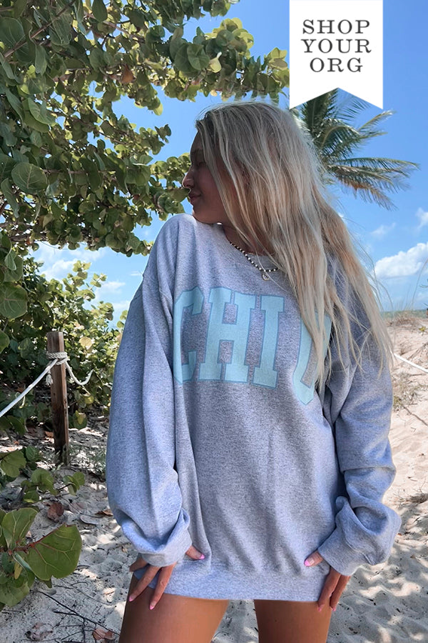 Sunkissed Coconut® Sport Grey Crewneck