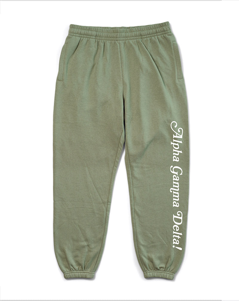 I Love You Sage Matching Set Sorority Joggers