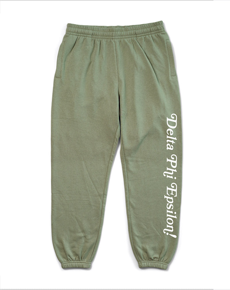 I Love You Sage Matching Set Sorority Joggers