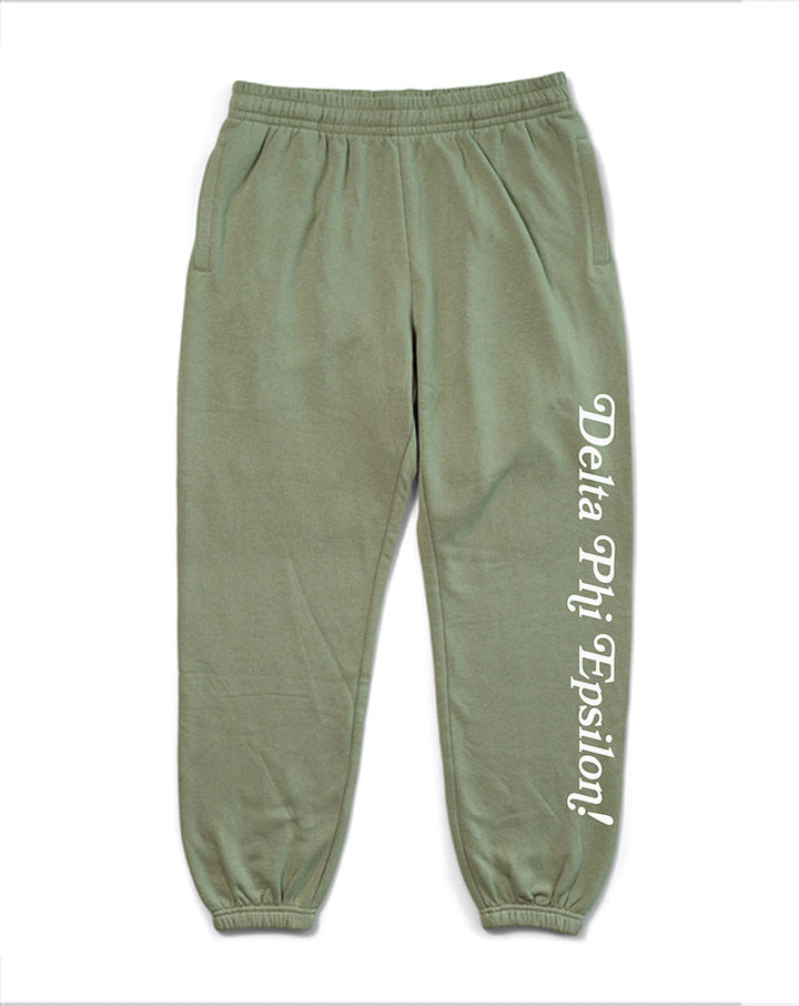 I Love You Sage Matching Set Sorority Joggers - 2XL