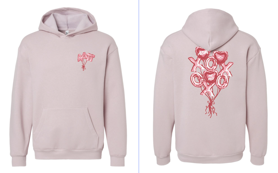 XOXO Balloon Sorority Hoodie