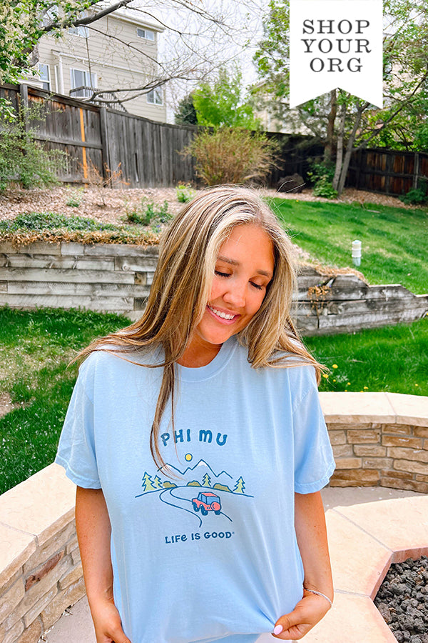 LIFE IS GOOD® Mountain Sorority Tee - 2XL - 3XL