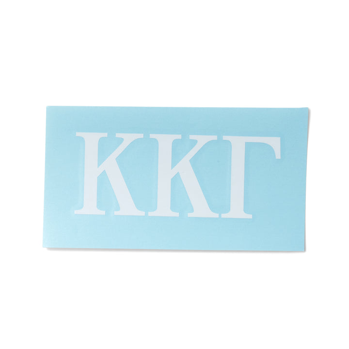 Sorority Car Decal