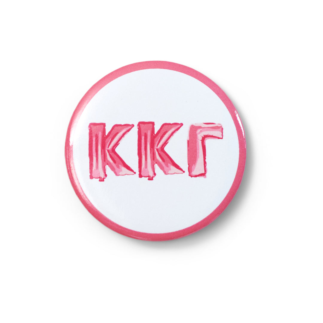 Balloon Greek Letters Sorority Button