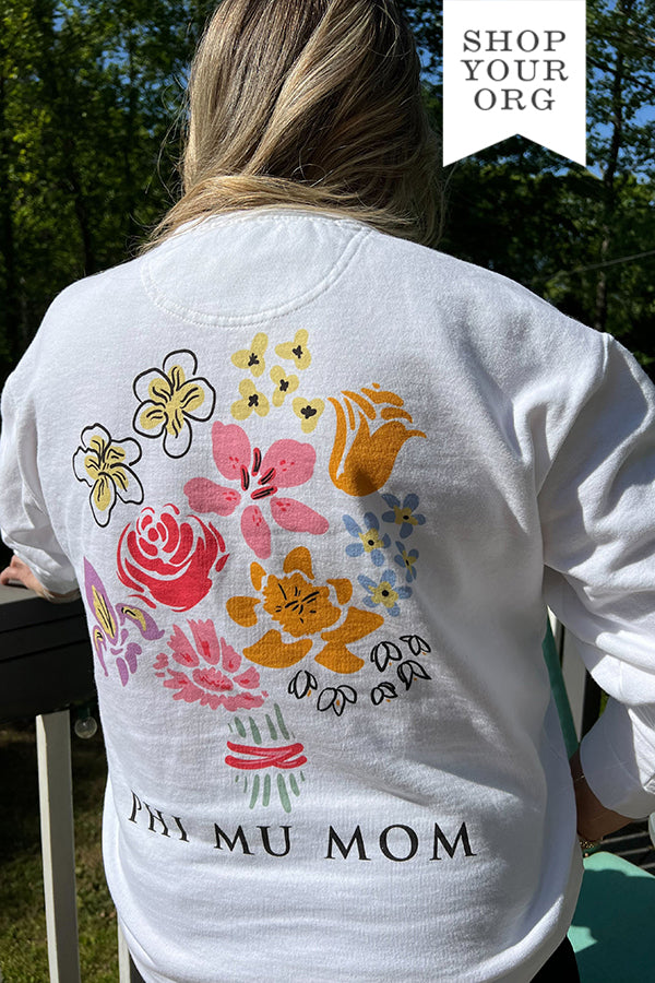 Bouquet Sorority Mom Crewneck