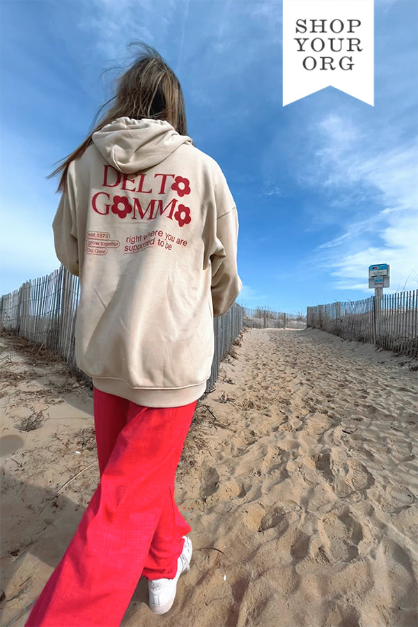 Supposed to Be Sand Sorority Matching Set Hoodie