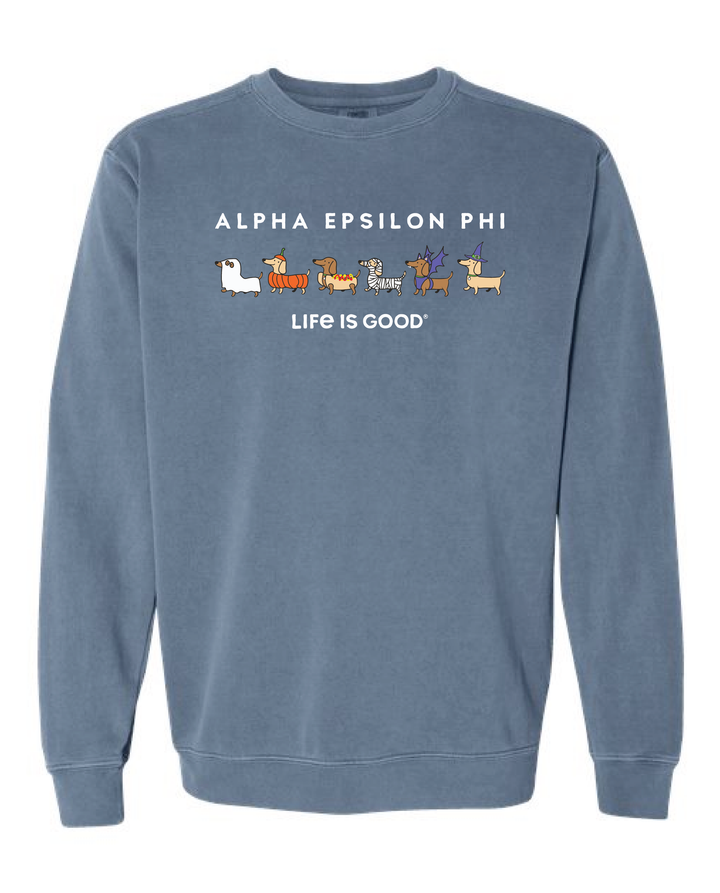 LIFE IS GOOD® Weenie Costume Parade Sorority Crewneck