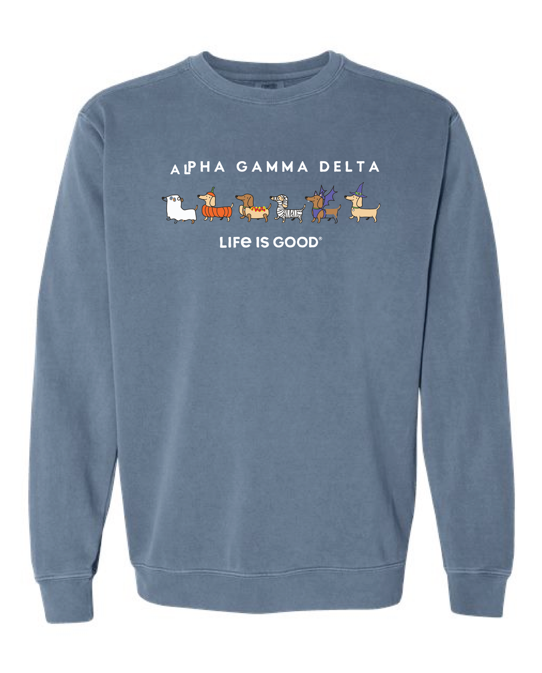 LIFE IS GOOD® Weenie Costume Parade Sorority Crewneck