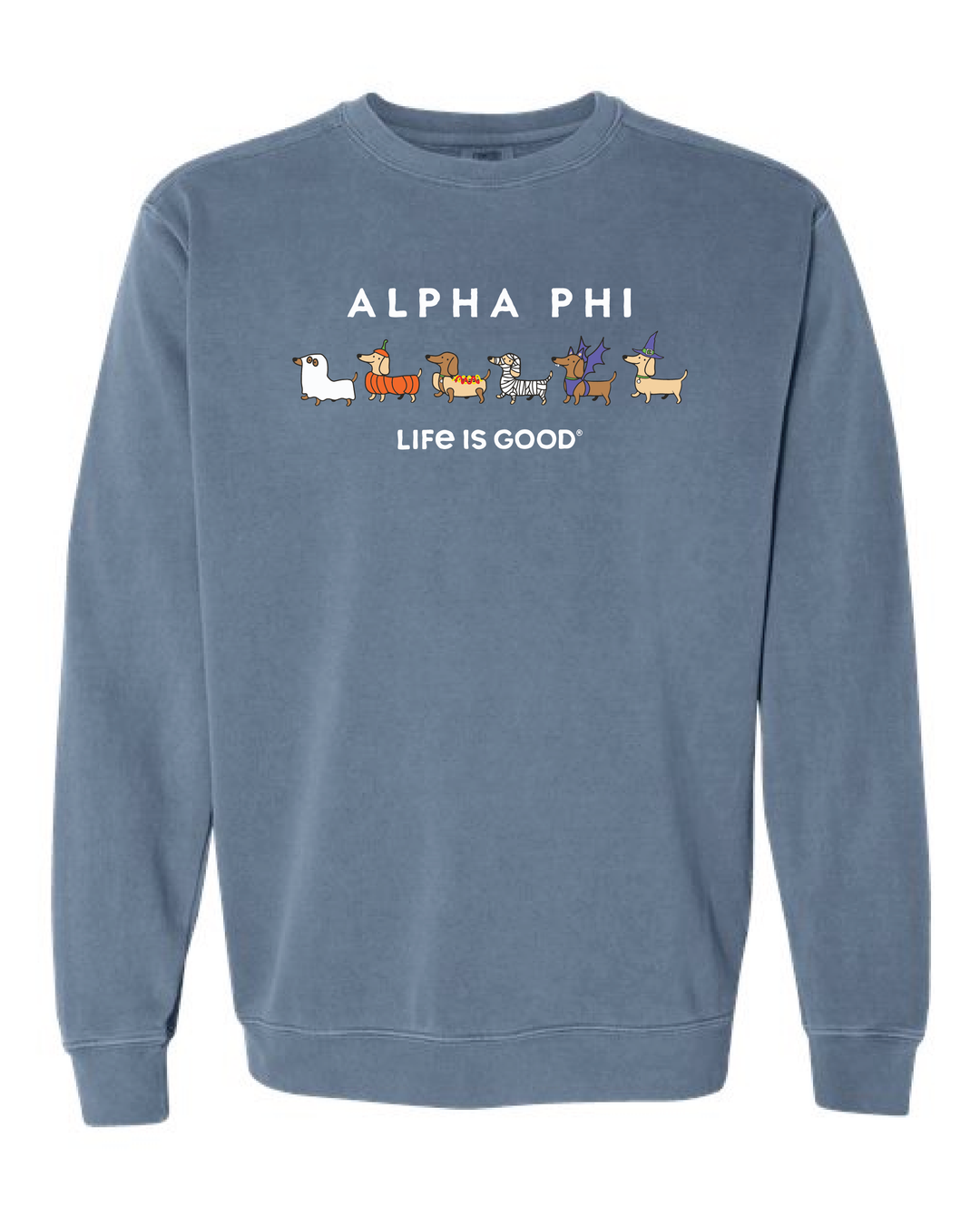 LIFE IS GOOD® Weenie Costume Parade Sorority Crewneck