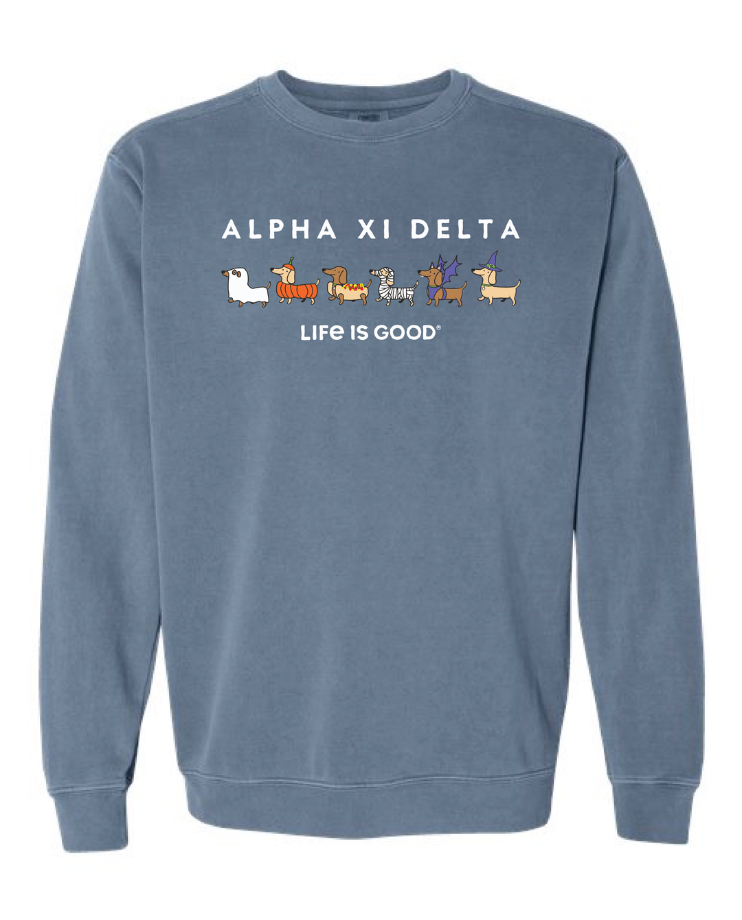 LIFE IS GOOD® Weenie Costume Parade Sorority Crewneck