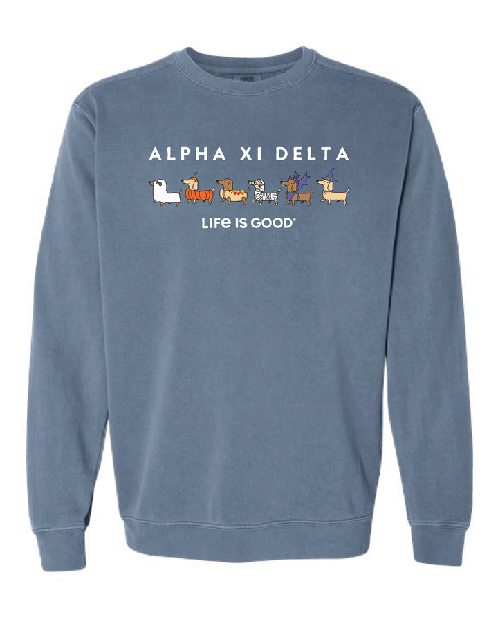 LIFE IS GOOD® Weenie Costume Parade Sorority Crewneck