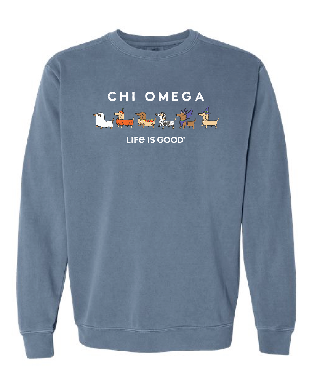 LIFE IS GOOD® Weenie Costume Parade Sorority Crewneck