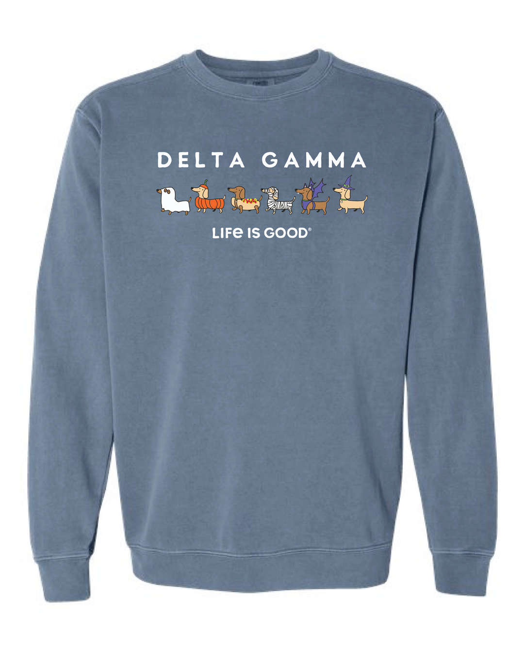LIFE IS GOOD® Weenie Costume Parade Sorority Crewneck