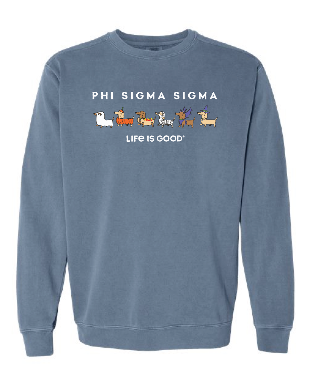 LIFE IS GOOD® Weenie Costume Parade Sorority Crewneck