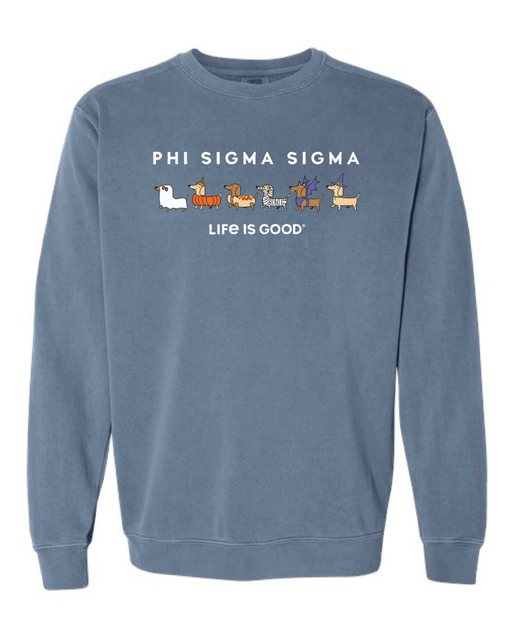 LIFE IS GOOD® Weenie Costume Parade Sorority Crewneck
