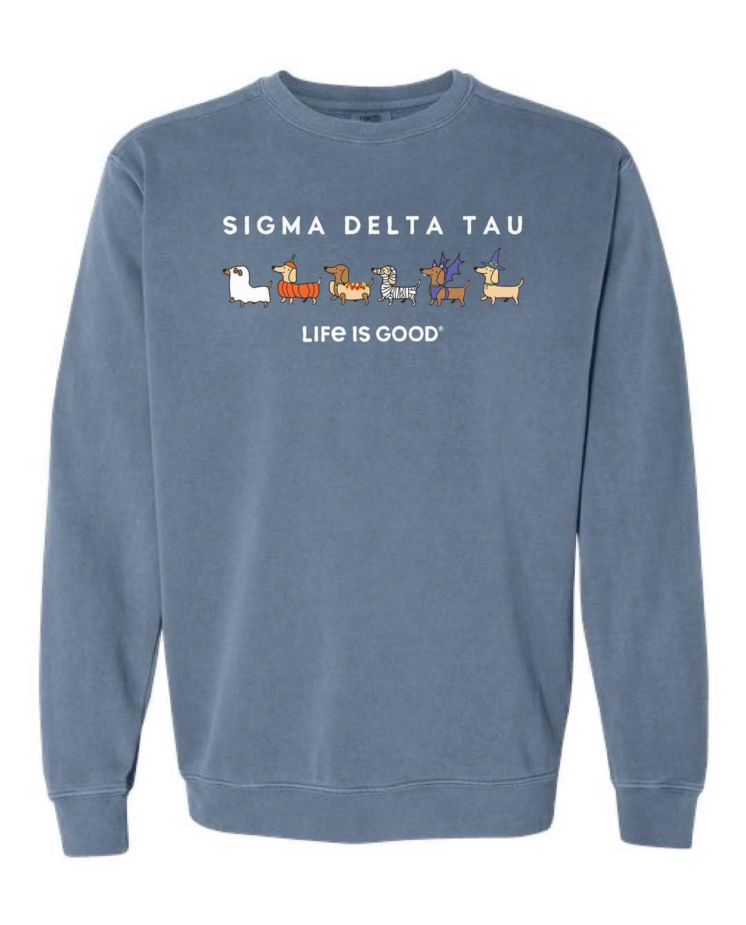 LIFE IS GOOD® Weenie Costume Parade Sorority Crewneck