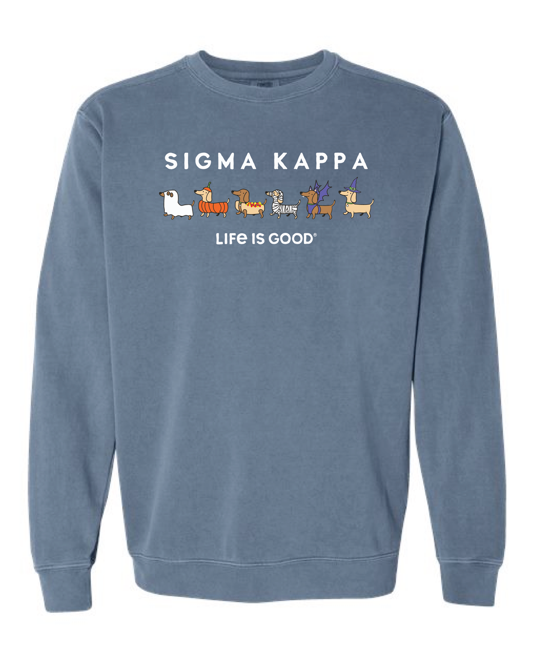 LIFE IS GOOD® Weenie Costume Parade Sorority Crewneck