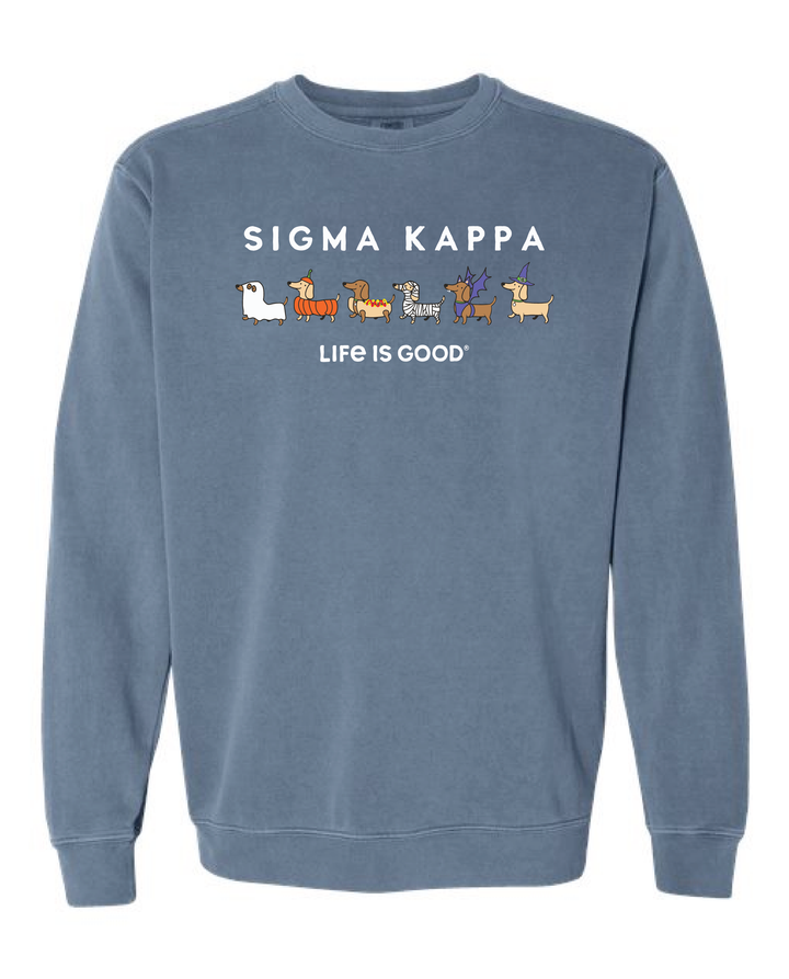 LIFE IS GOOD® Weenie Costume Parade Sorority Crewneck