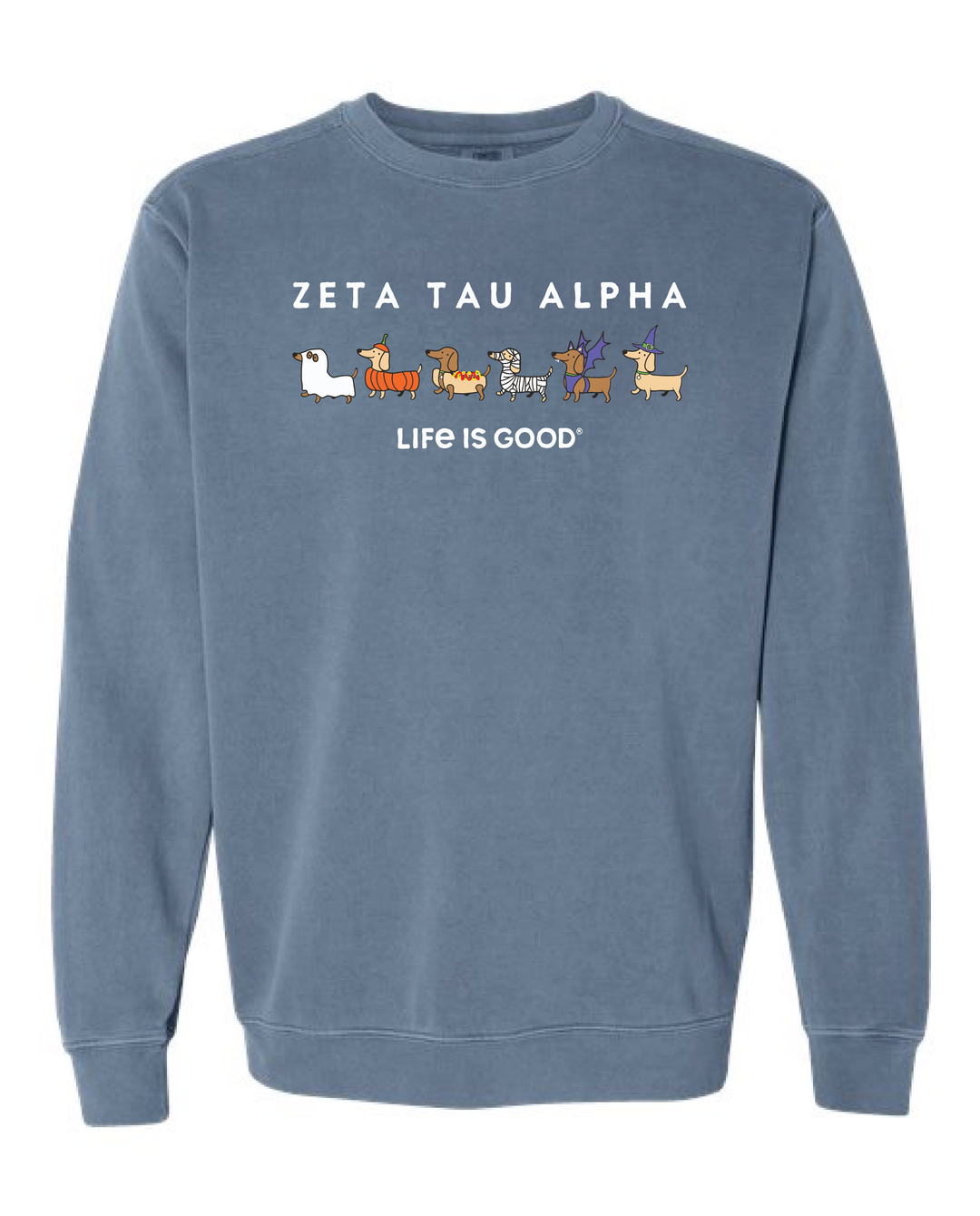 LIFE IS GOOD® Weenie Costume Parade Sorority Crewneck