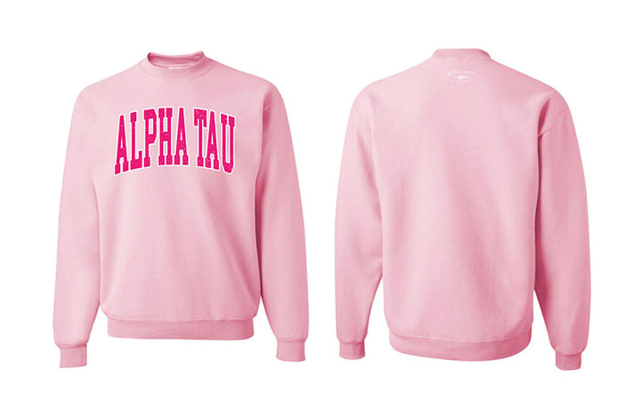 Sunkissed Coconut® Classic Pink Sorority Crewneck