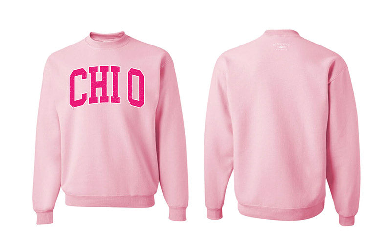 Sunkissed Coconut® Classic Pink Sorority Crewneck - 2XL - 3XL