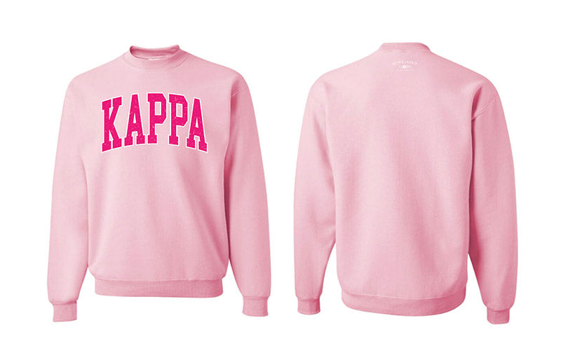 Sunkissed Coconut® Classic Pink Sorority Crewneck - 2XL - 3XL