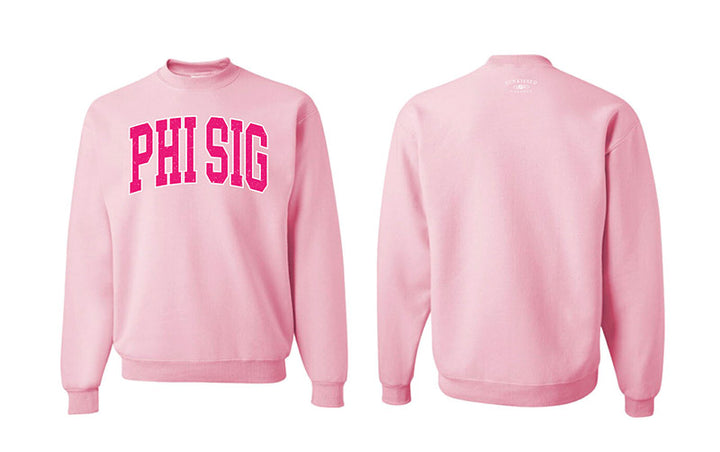 Sunkissed Coconut® Classic Pink Sorority Crewneck