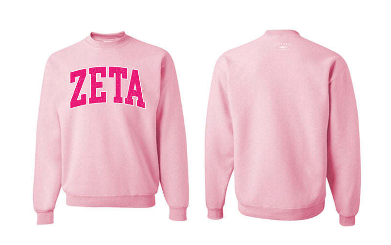 Sunkissed Coconut® Classic Pink Sorority Crewneck