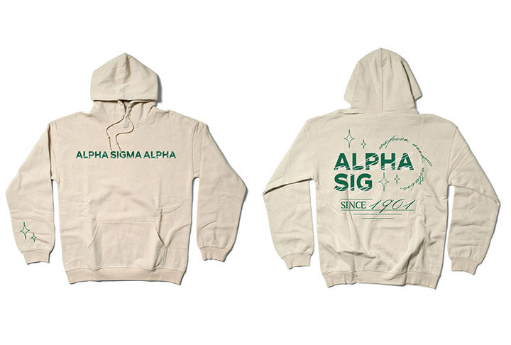 Sand and Green Sorority Matching Set Hoodie - 2XL