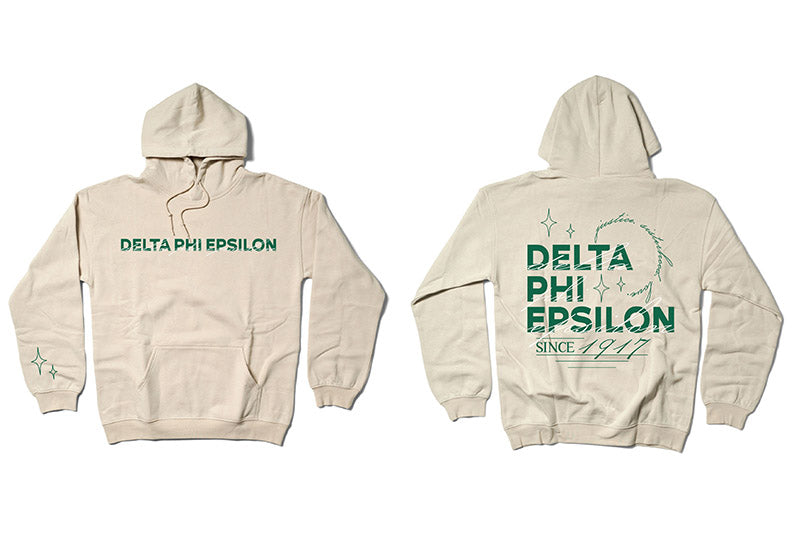 Sand and Green Sorority Matching Set Hoodie