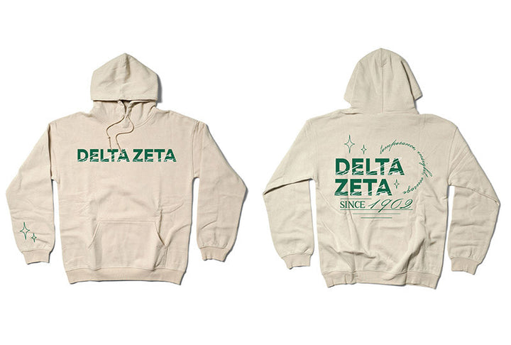 Sand and Green Sorority Matching Set Hoodie - 2XL