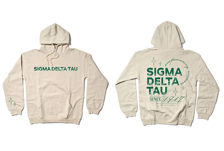 Sand and Green Sorority Matching Set Hoodie - 2XL