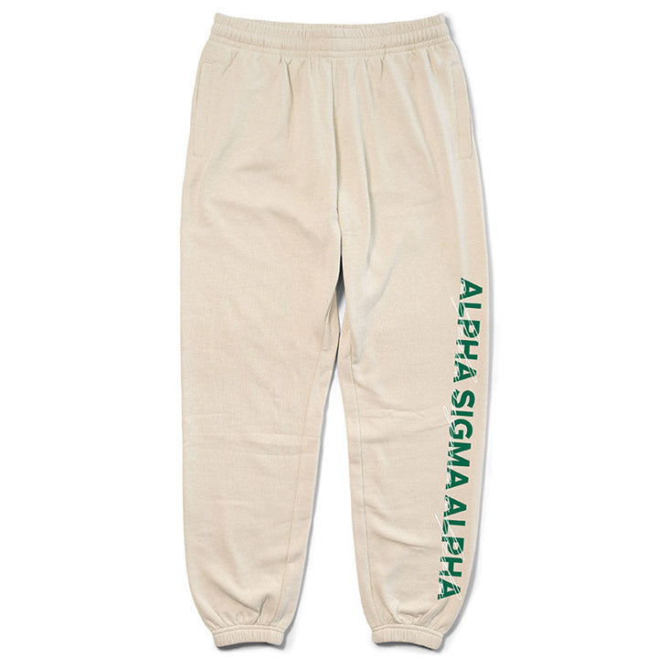 Sand and Green Sorority Matching Set Joggers - 2XL