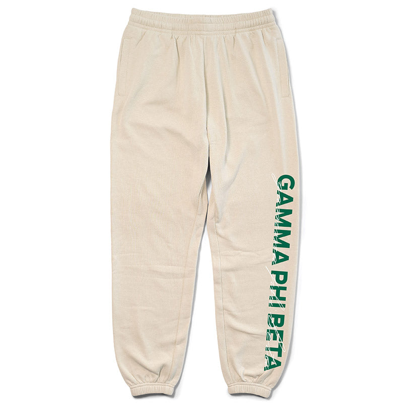 Sand and Green Sorority Matching Set Joggers