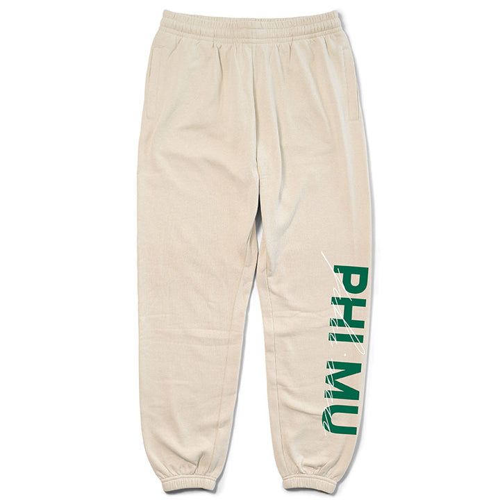 Sand and Green Sorority Matching Set Joggers