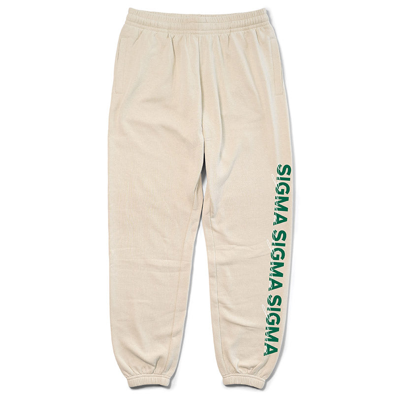 Sand and Green Sorority Matching Set Joggers