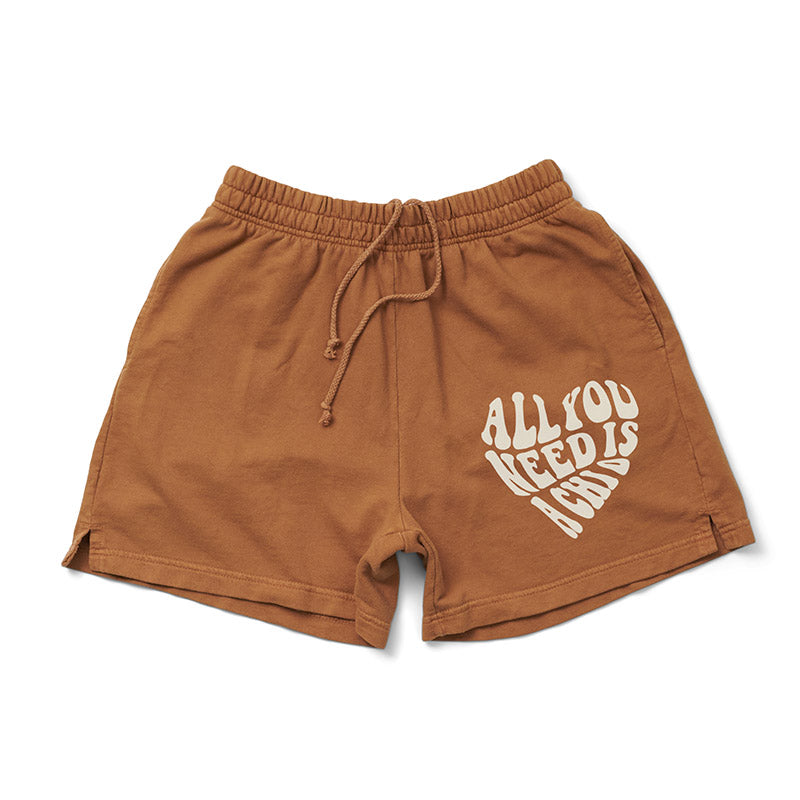 Caffeine Chocolate Heart Matching Set Light Weight Sorority Shorts