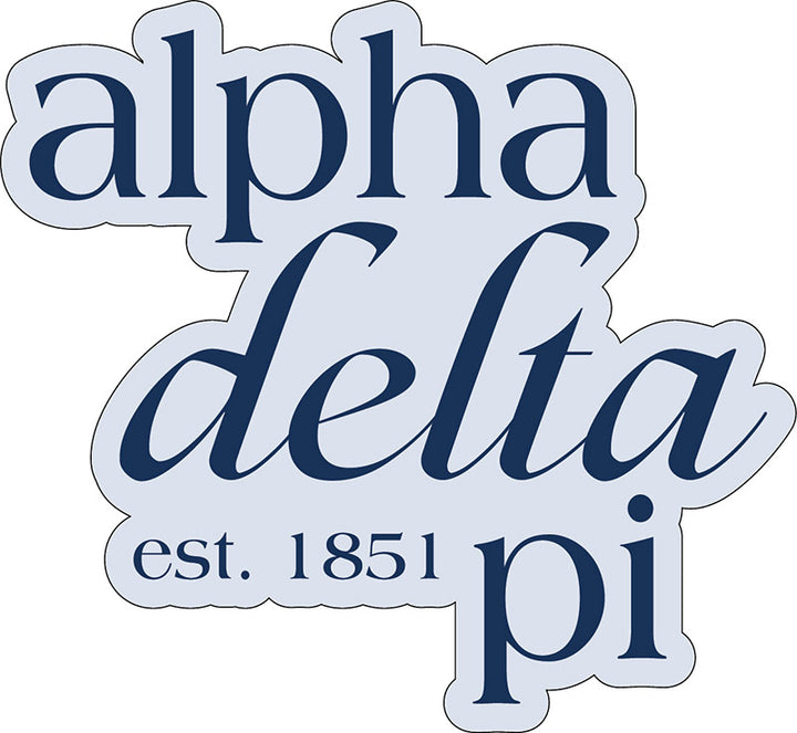 Script Sorority Sticker