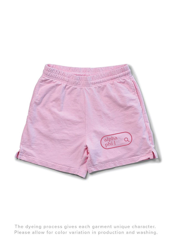 Bubblegum Always Sunny Matching Set Light Weight Sorority Shorts