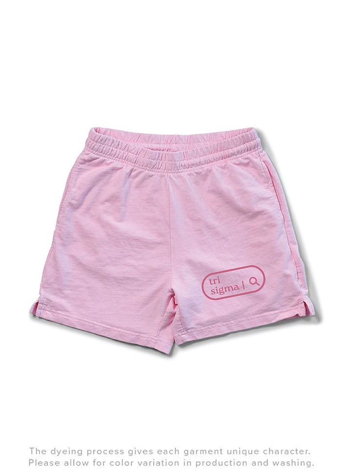 Bubblegum Always Sunny Matching Set Light Weight Sorority Shorts