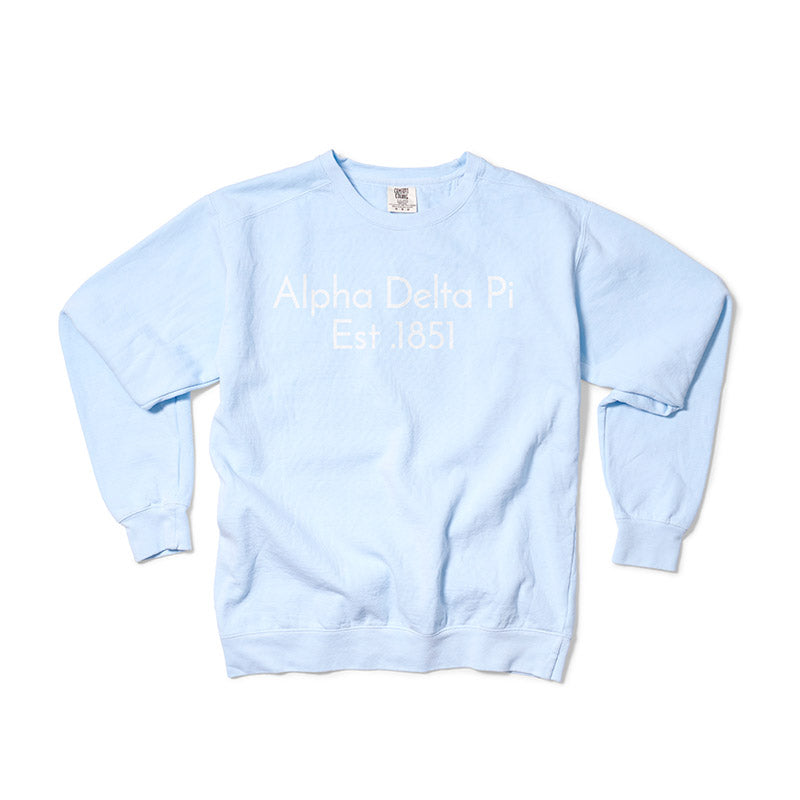 Alpha Delta Pi Est. Crewneck