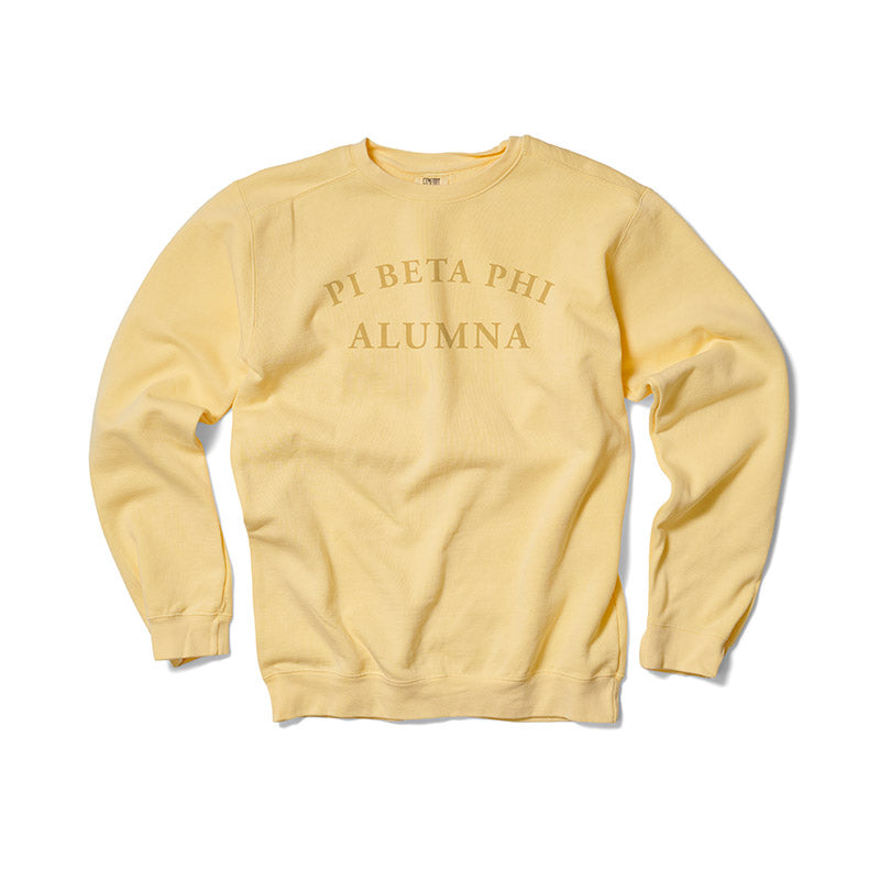 Alumna Tone on Tone Sorority Crewneck