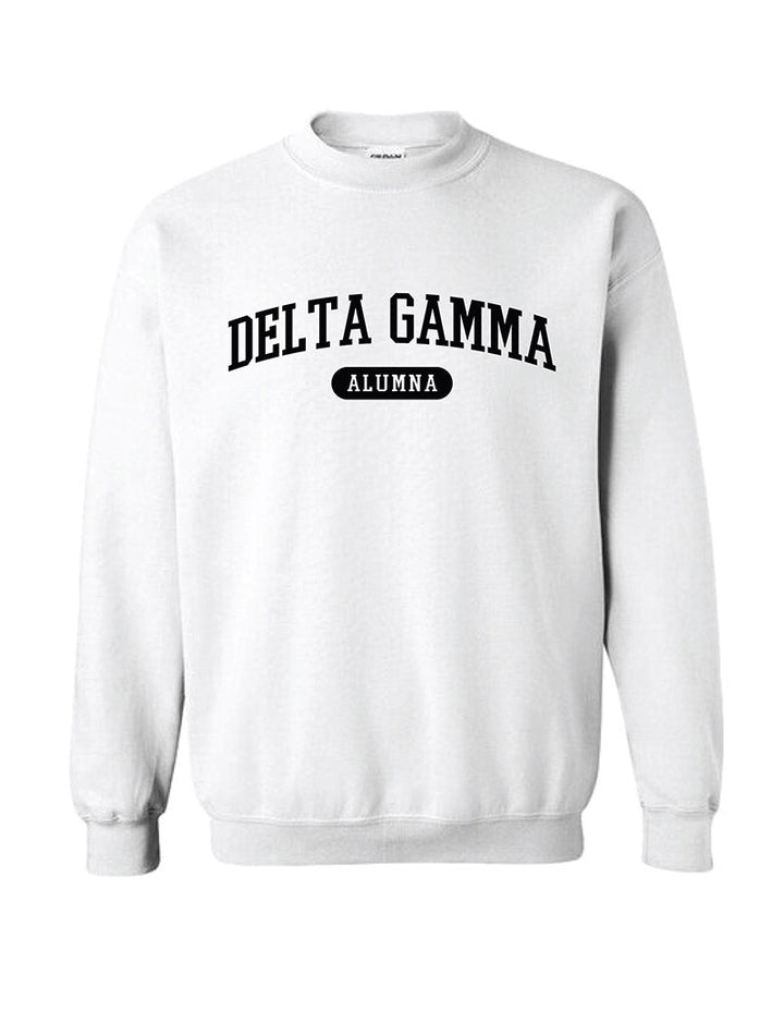 Black and White Sorority Alumna Matching Set Crewneck - 2XL - 3XL