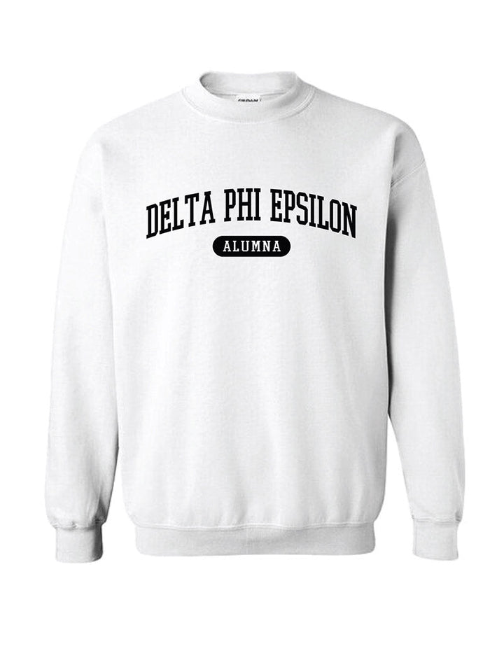 Black and White Sorority Alumna Matching Set Crewneck - 2XL - 3XL