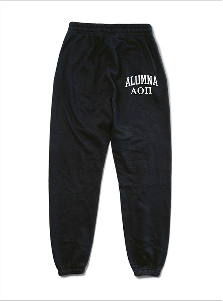 Black and White Sorority Alumna Matching Set Joggers