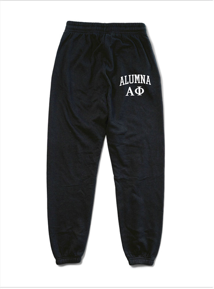 Black and White Sorority Alumna Matching Set Joggers - 2XL