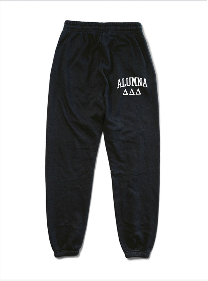 Black and White Sorority Alumna Matching Set Joggers - 2XL