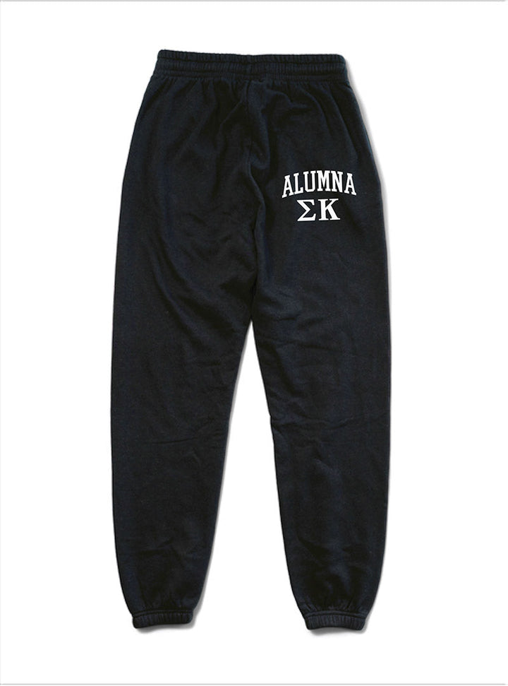 Black and White Sorority Alumna Matching Set Joggers - 2XL